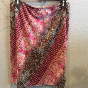 Flounce bottom skirt